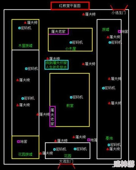 第五人格游戏攻略：密码机位置全面详解，优先策略——先解码地图中央的电机